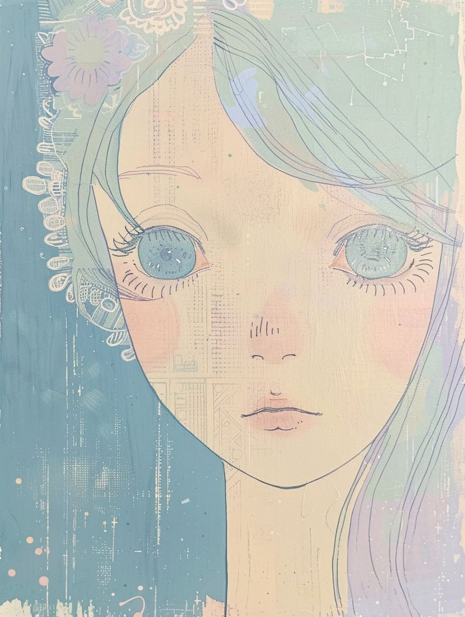 Ethereal Pastel Anime Portraits - Image 4