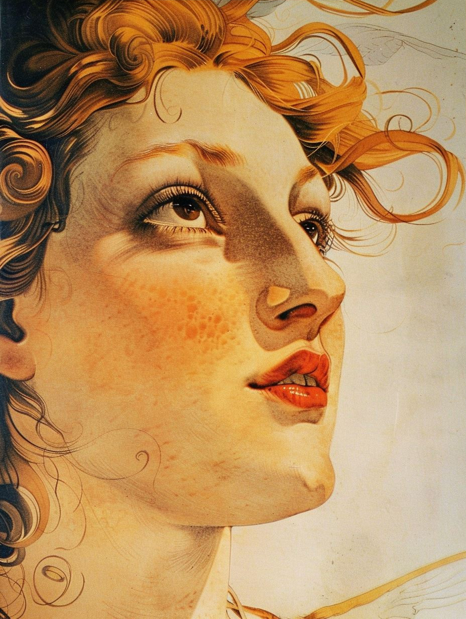Ethereal Gazes of Golden Light - Image 3