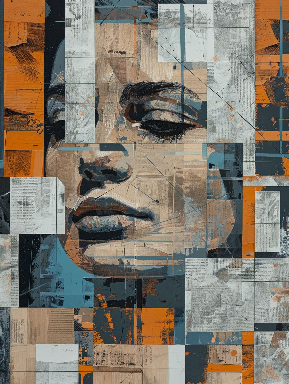 Fragmented Portraits in Urban Hues - Image 2