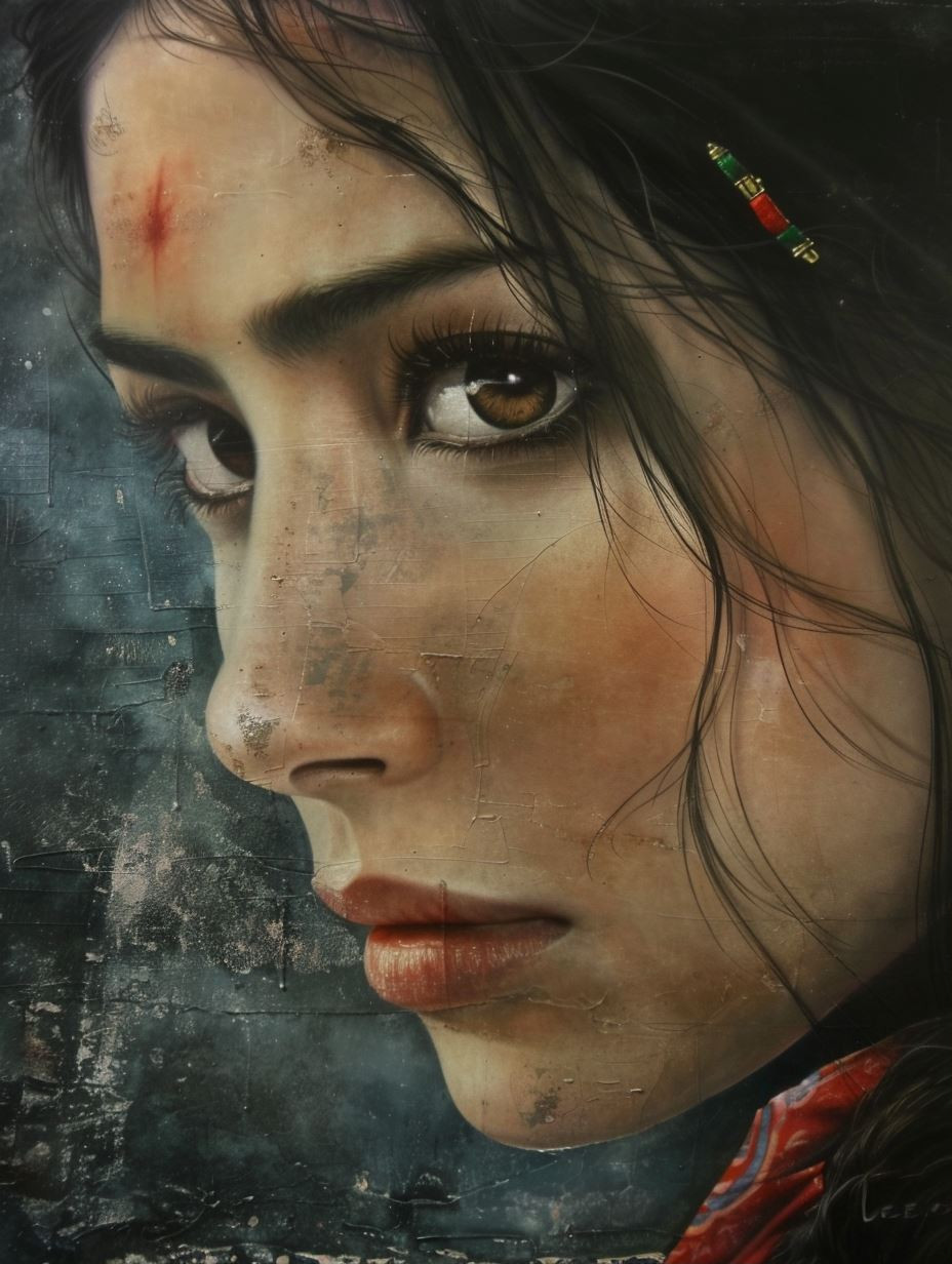Weathered Gaze of Resilience