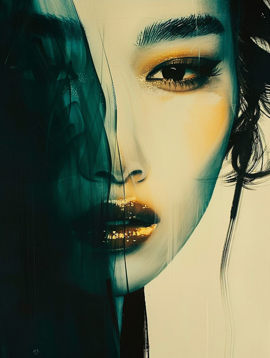 Neon Shadows Cinematic Portraiture - Image 4