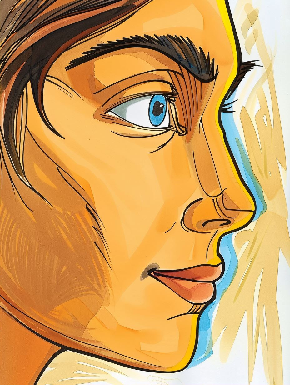 Golden Hour Graphic Portrait - Image 2