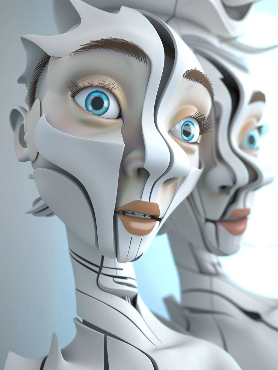 Surreal Stylized Digital Portraits - Image 3