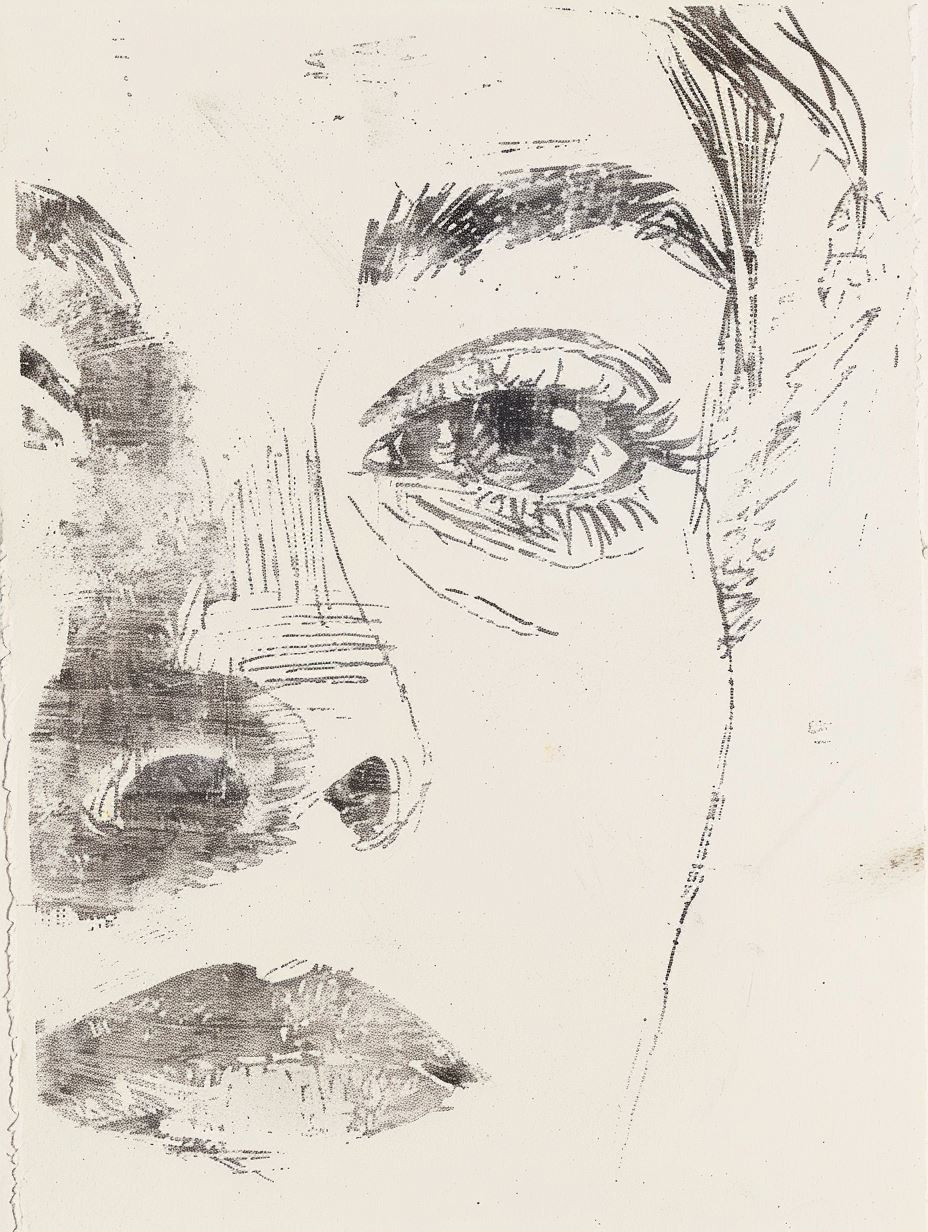 Ethereal Charcoal Portrait Studies - Image 1