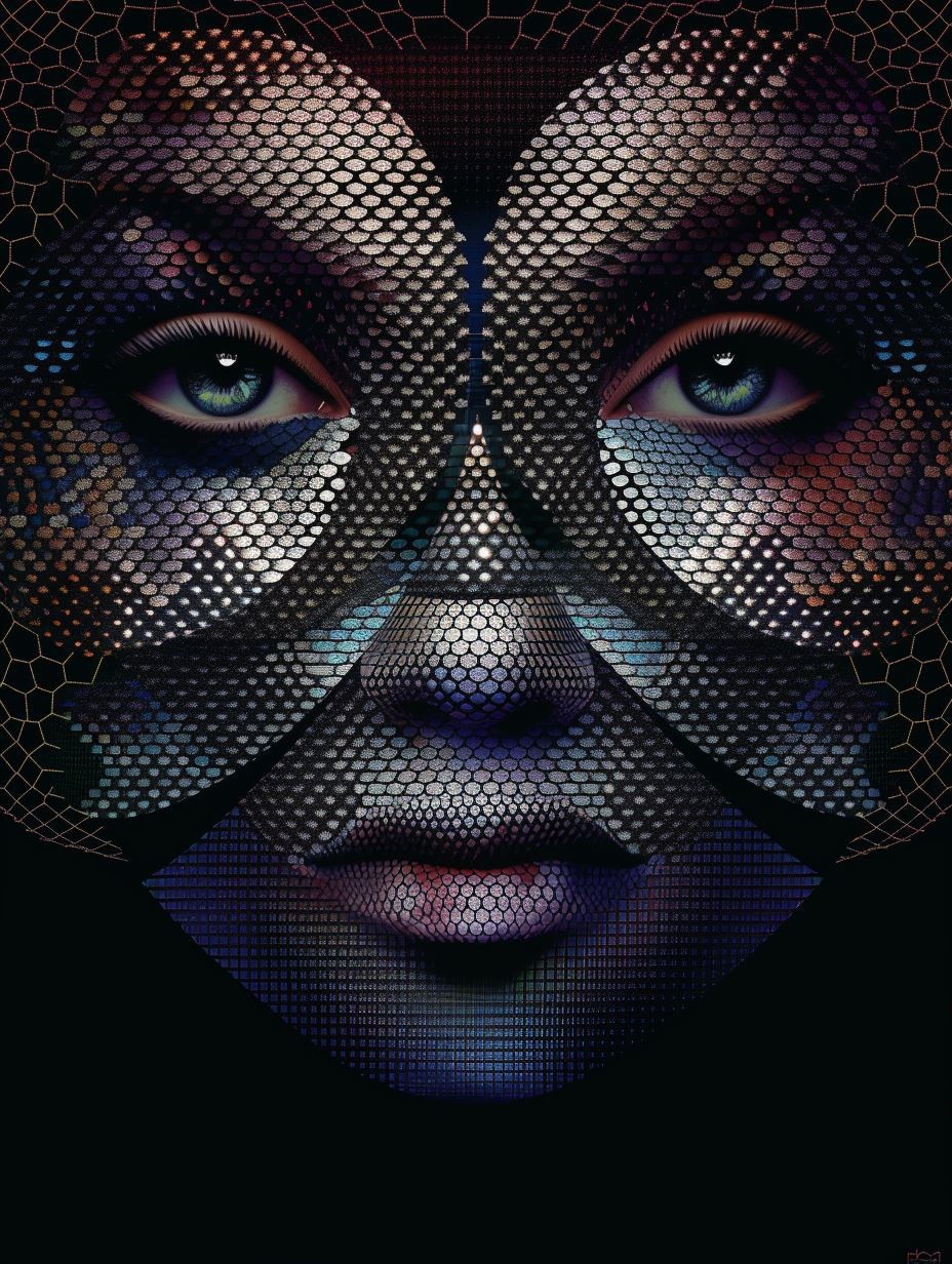 Digital Mosaic Human Gaze
