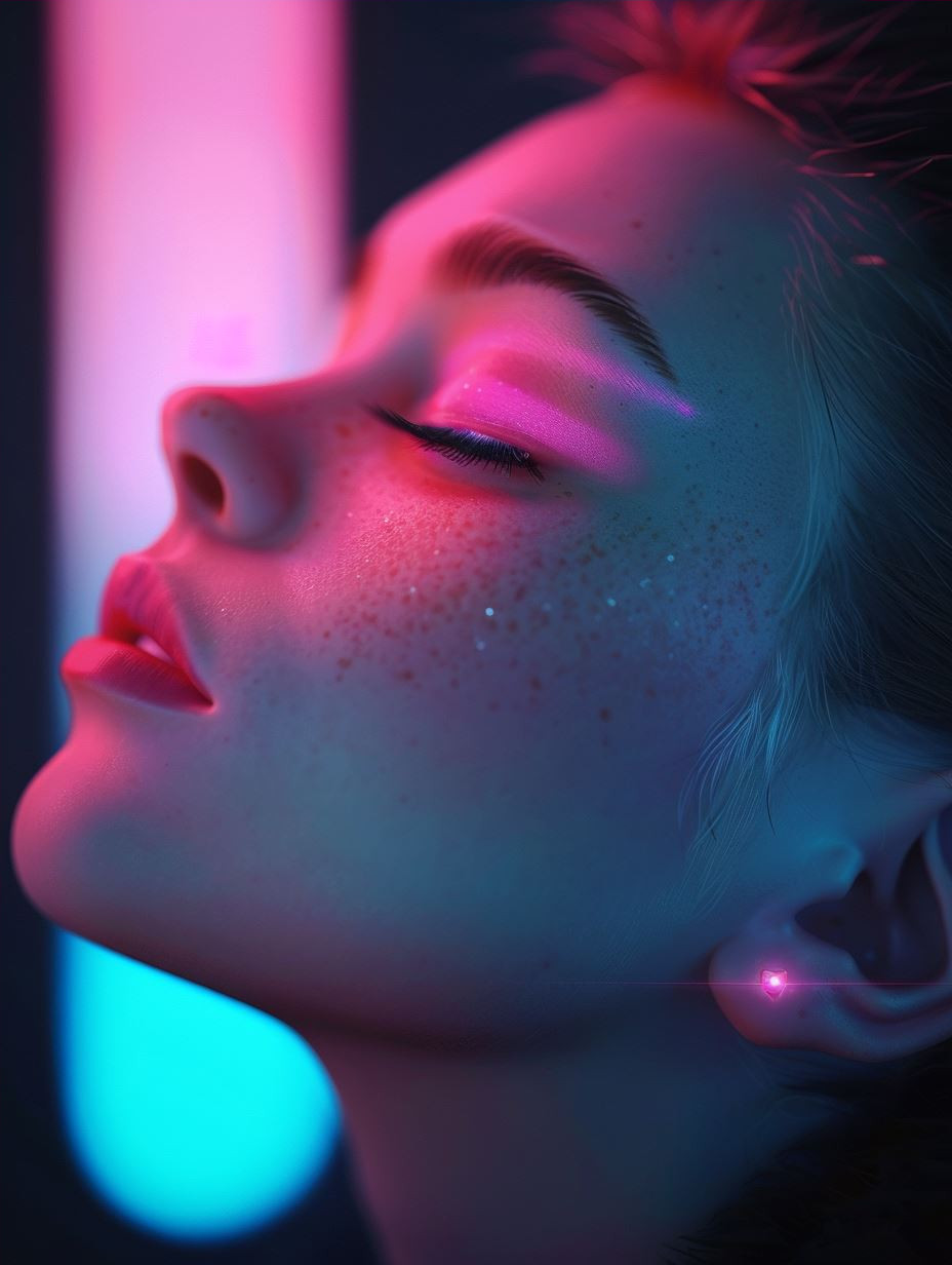 Neon Cyberpunk Ethereal Portraits - Image 4