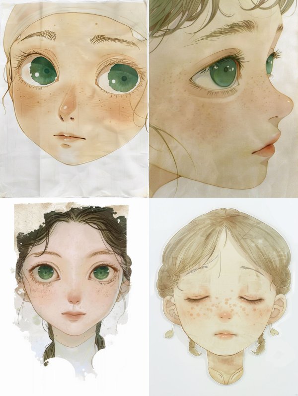 Ethereal Gaze: Soft Portrait Studies