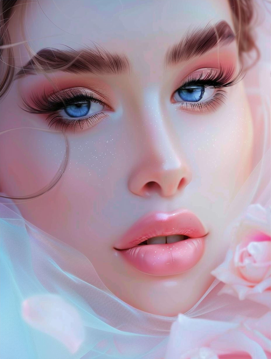 Ethereal Beauty in Pastel Hues - Image 4