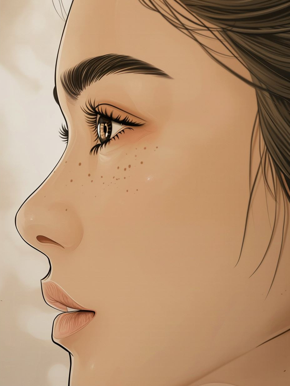 Ethereal Profiles in Digital Art - Image 2