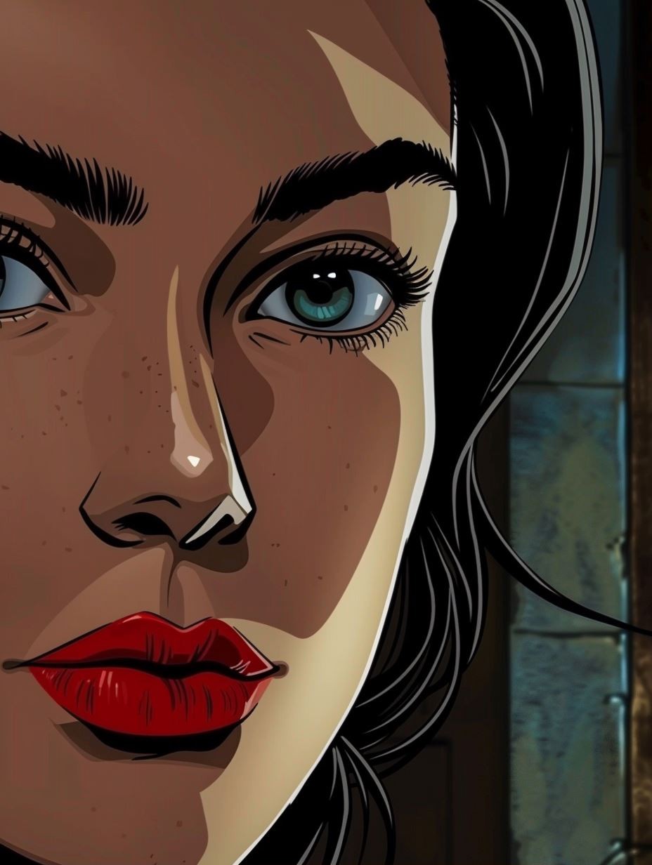 Noir Femme Fatale Illustration