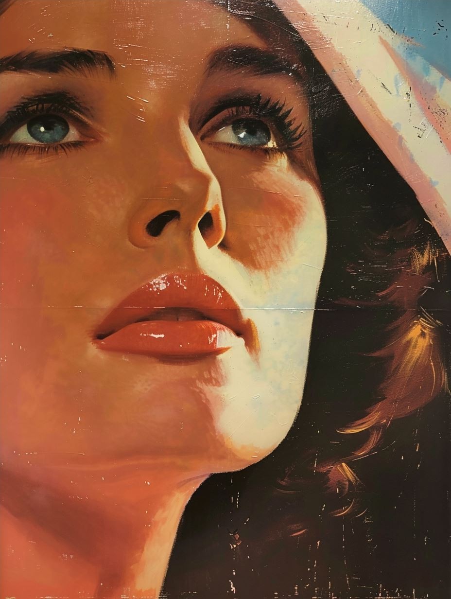 Vintage Cinematic Glamour Portrait - Image 4