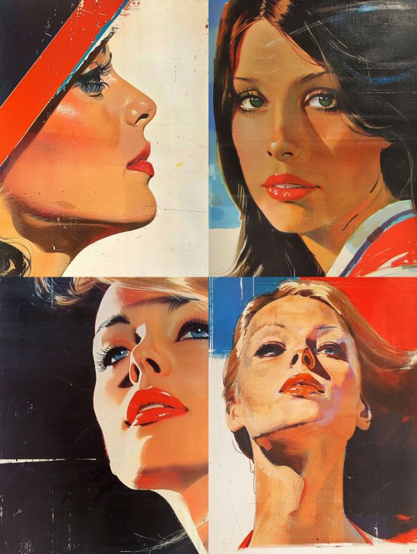 Vintage Glamour: Four Faces of Elegance