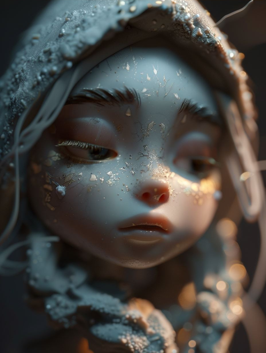 Ethereal Forest Spirit Portrait - Image 3