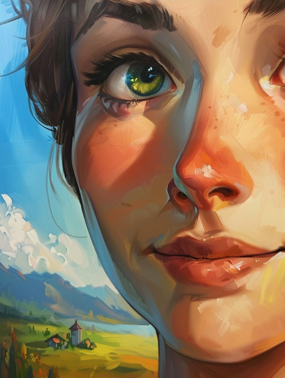 Sunlit Digital Portrait Studies - Image 3