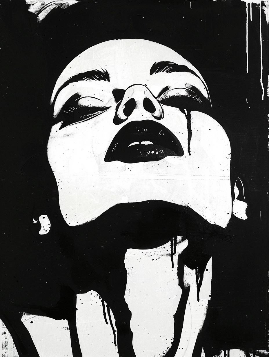 Noir High Contrast Portrait Study - Image 4