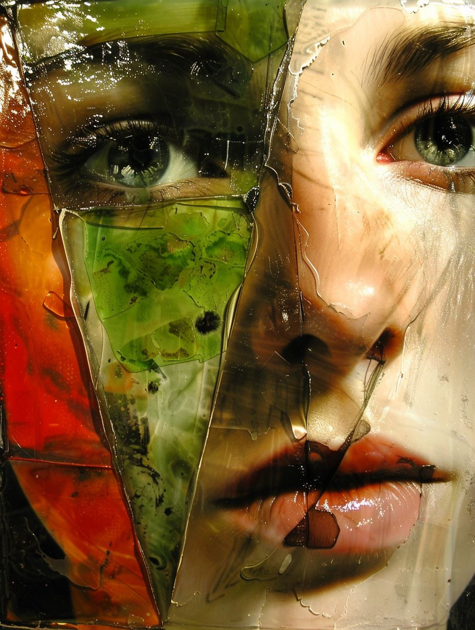 Fragmented Portraits of Abstract Emotion - Image 1