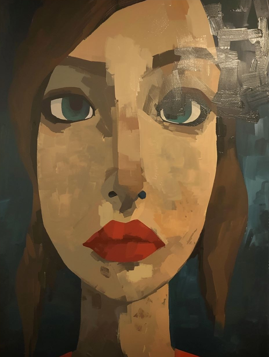 Angular Modernist Portrait Studies - Image 4