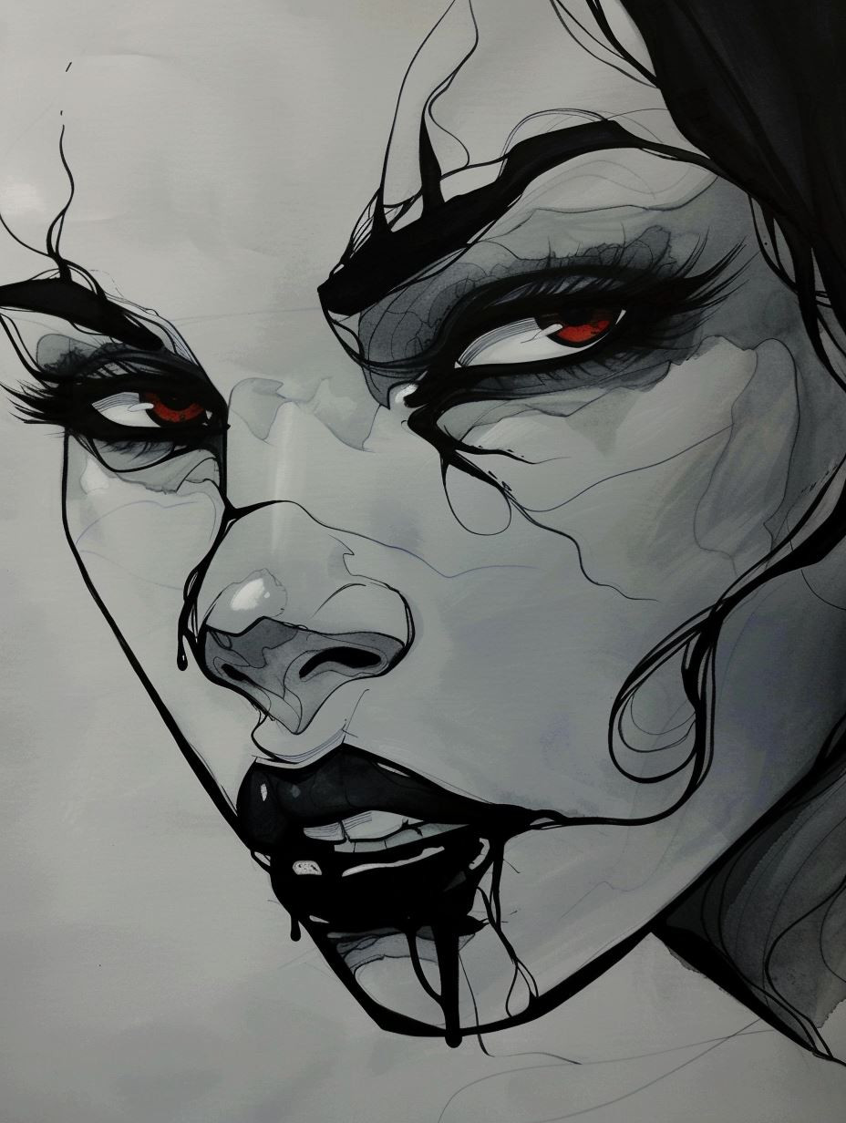 Fragmented Souls: Dark Surrealist Portraits - Image 1