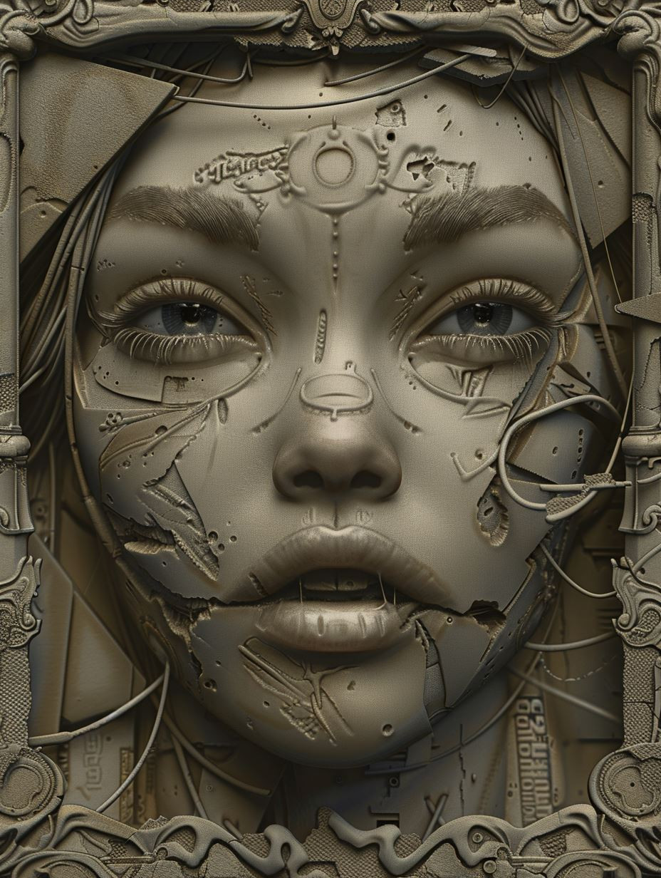 Ancient Stone Ethereal Portraits - Image 3