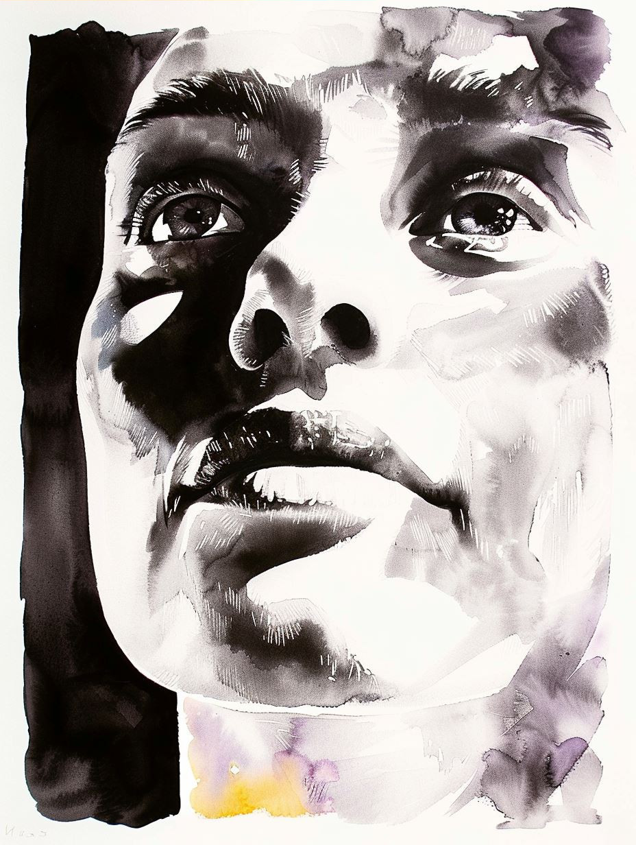 Prismatic Portraits: A Study in Color and Contrast - Image 4