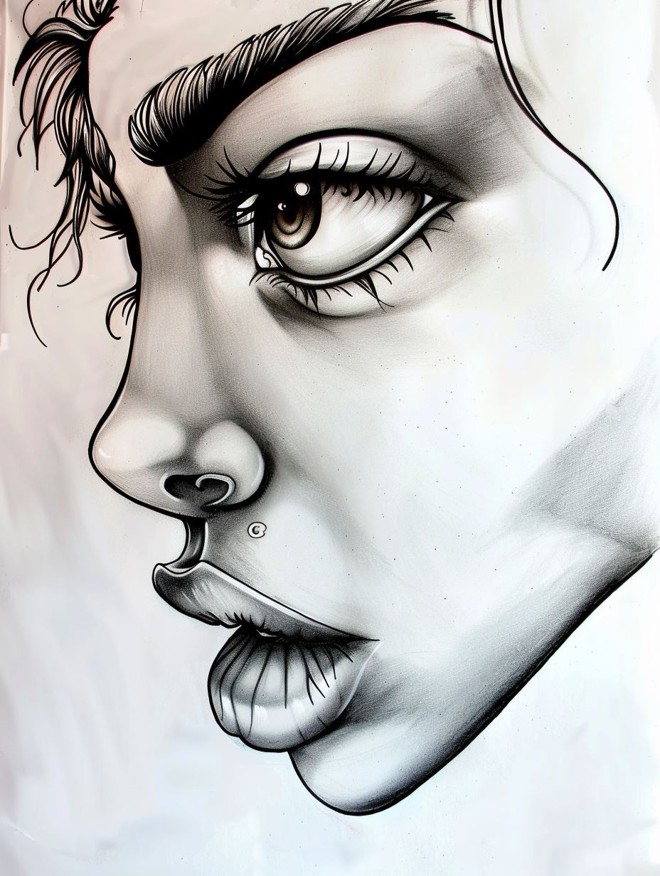 Hyper-Realistic Stylized Portrait Art - Image 3