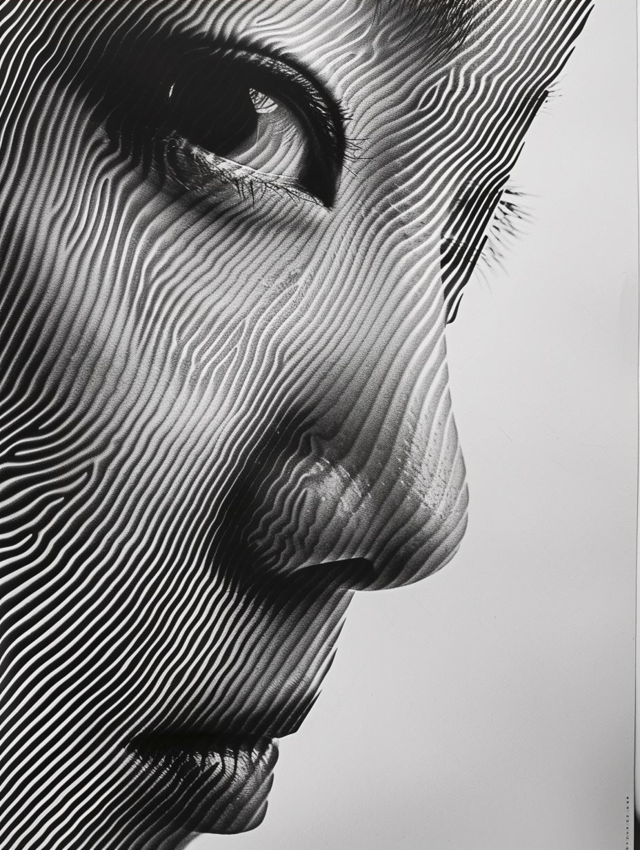 Textured Gaze Through Mesh - Image 4