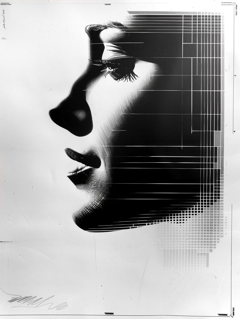 Prismatic Neon Cyber Portrait - Image 4