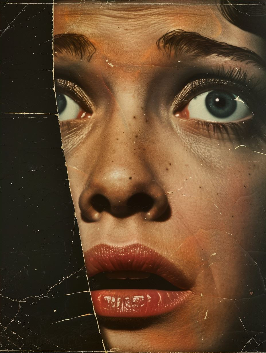 Dramatic Cinematic Gaze Collage - Image 4
