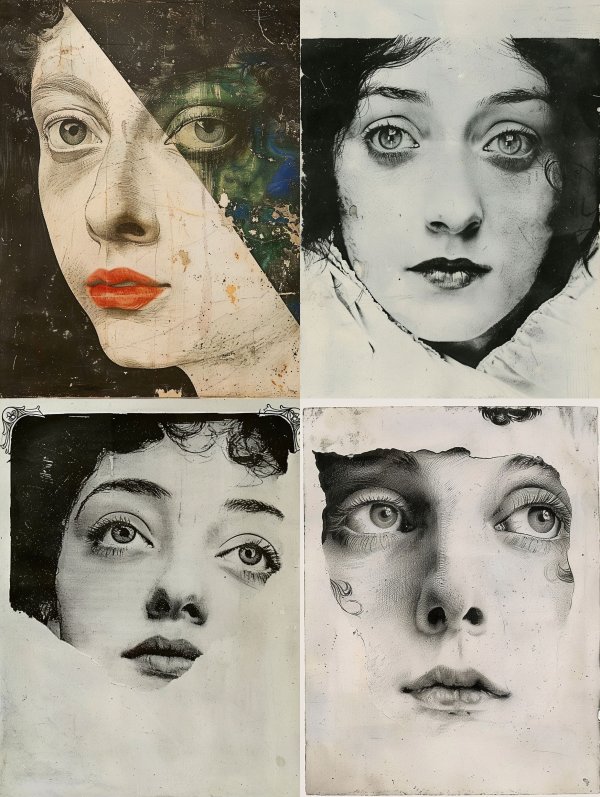 Fragmented Gazes: A Study of Expression