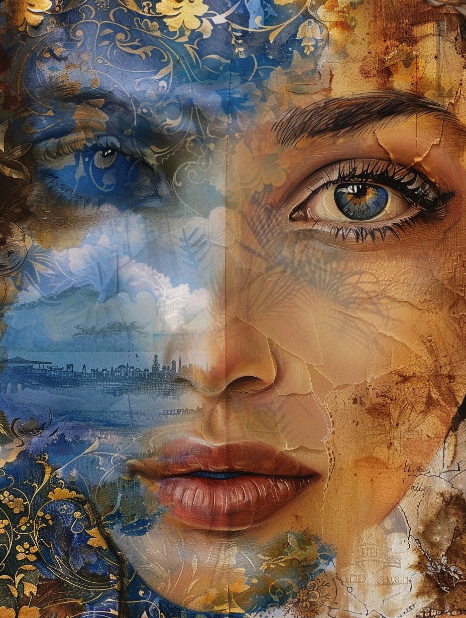 Celestial Fragment Portrait - Image 1