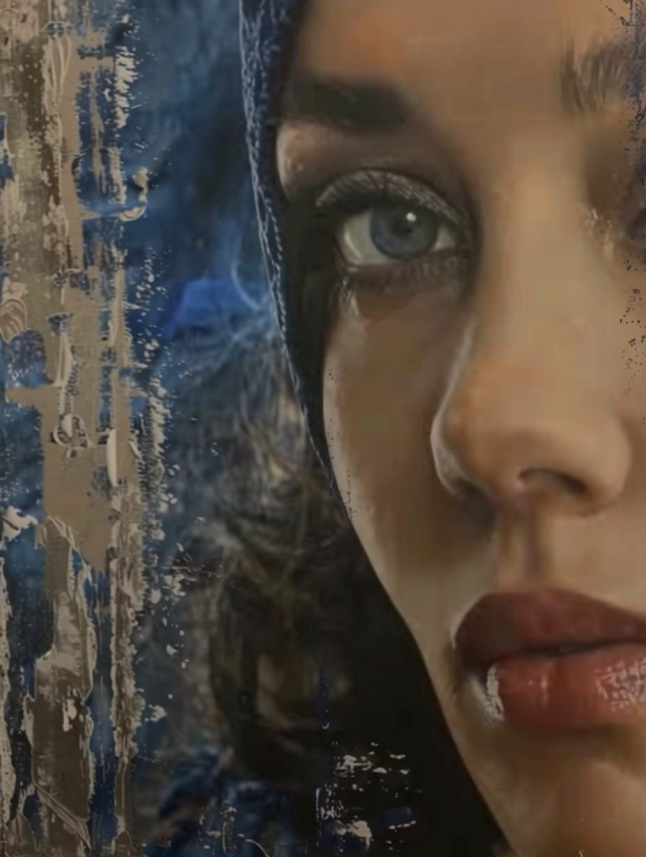 Gilded Ethereal Portrait Study - Image 4