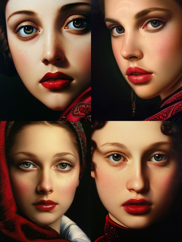 Renaissance Elegance Modernized Portraiture