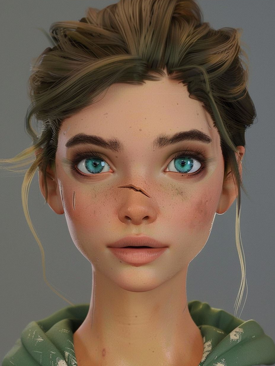 Ethereal Digital Portraits of Blue-Eyed Women - Image 3