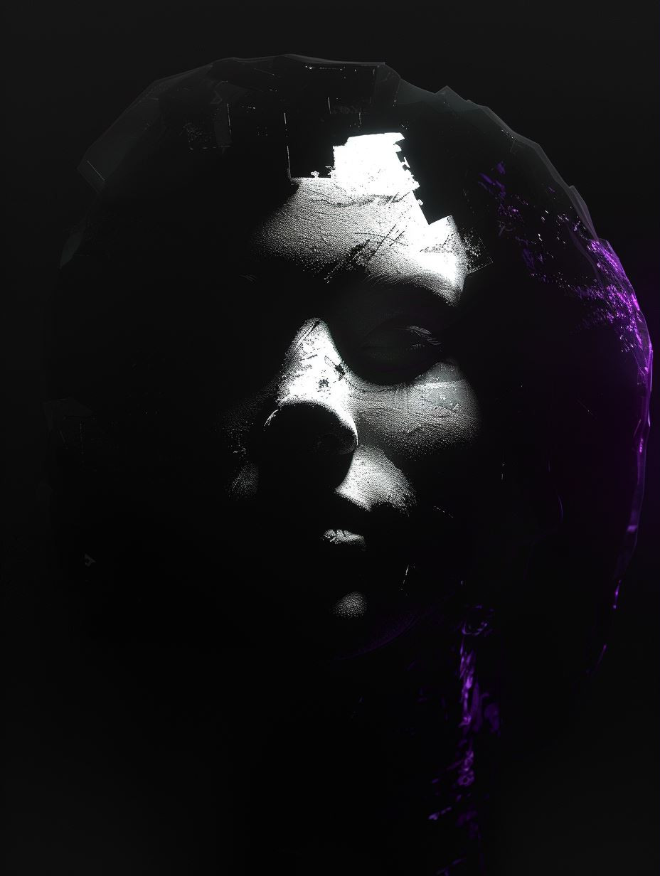 Neon Void Silhouette - Image 1