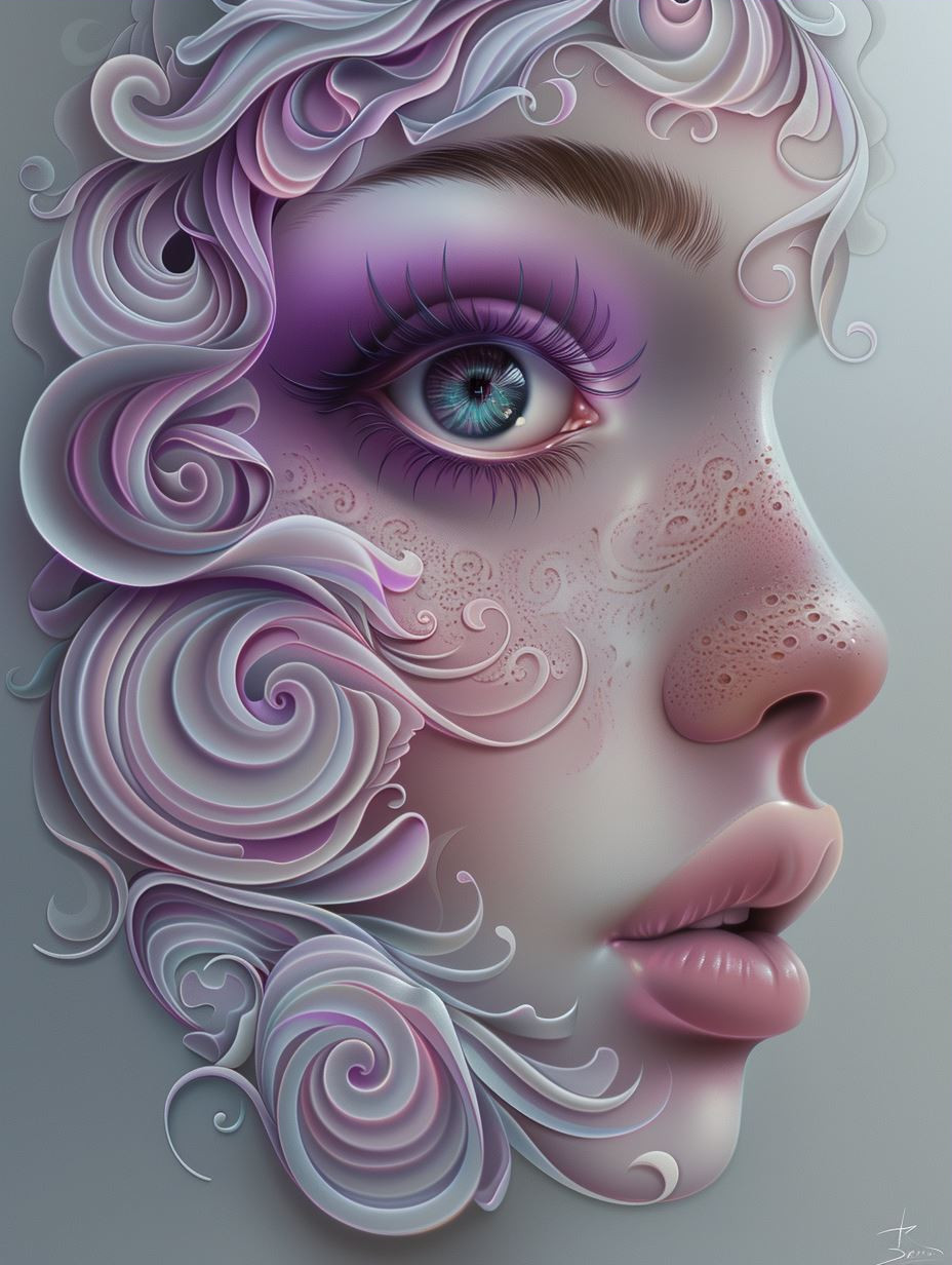 Celestial Dream of Violet Hues - Image 3