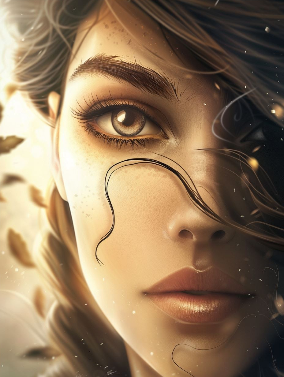 Ethereal Gazes: A Study of Digital Beauty - Image 4