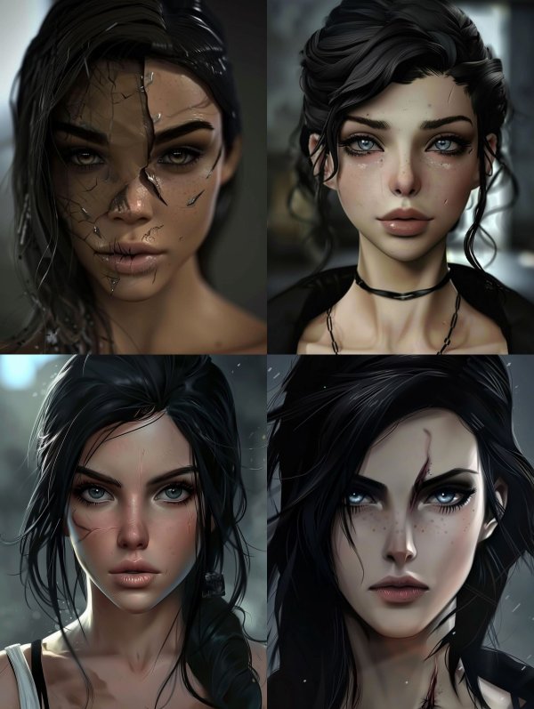 Dark Cinematic Female Portraits