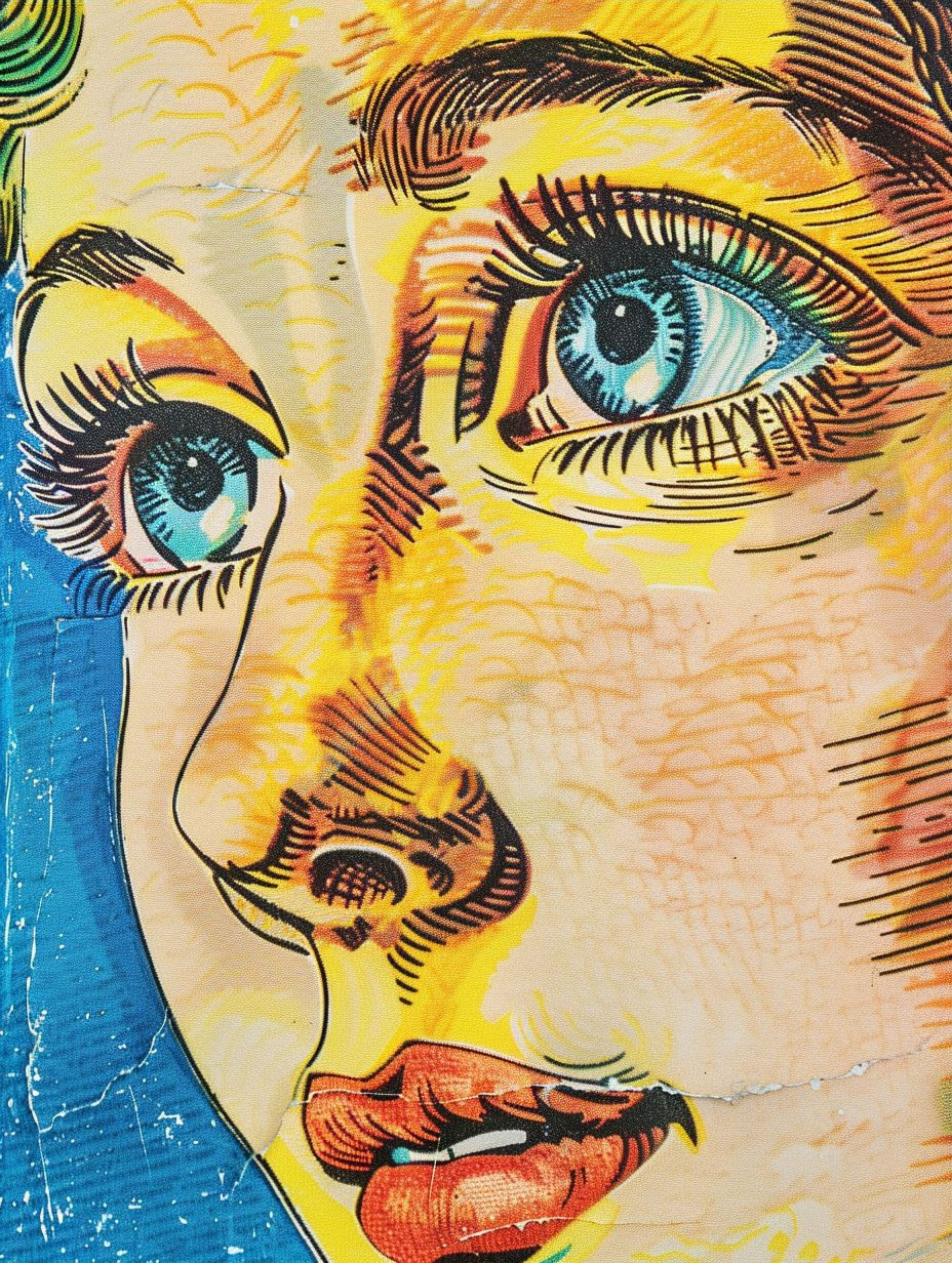 Vibrant Visions of a Woman's Gaze - Image 3