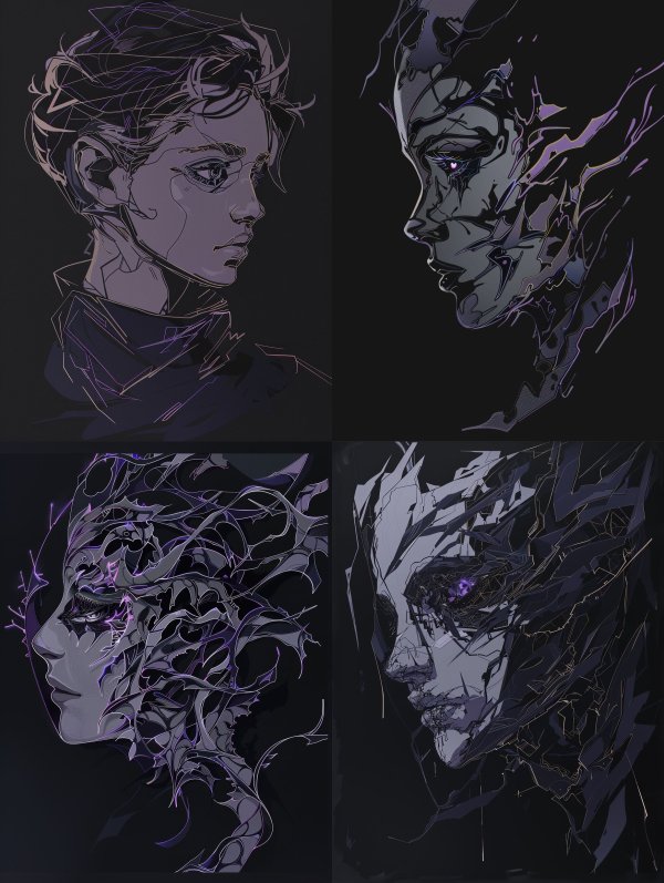 Fractured Souls: A Digital Metamorphosis