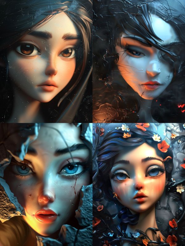 Ethereal Gaze in Stardust