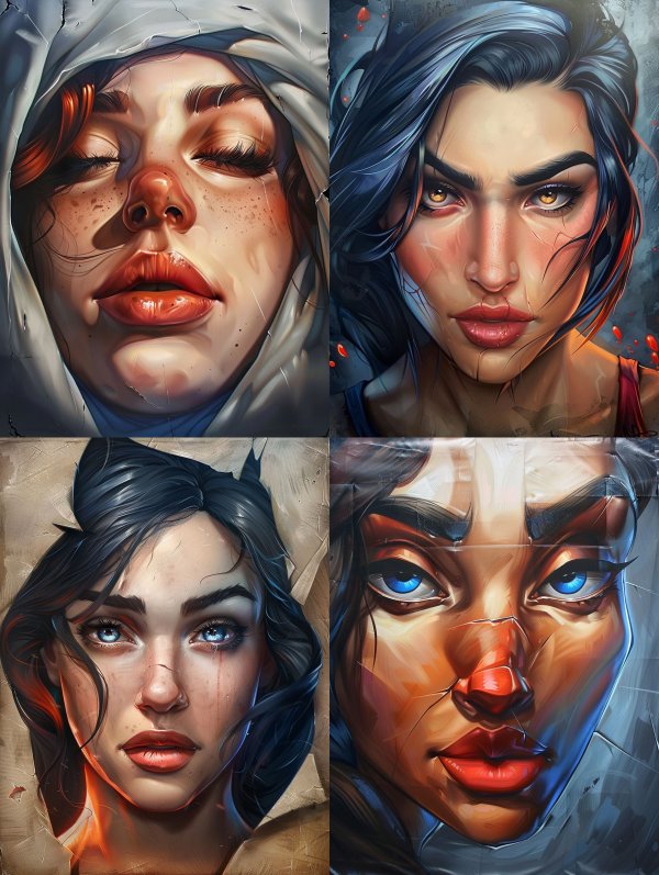 Ethereal Visions of Digital Beauty