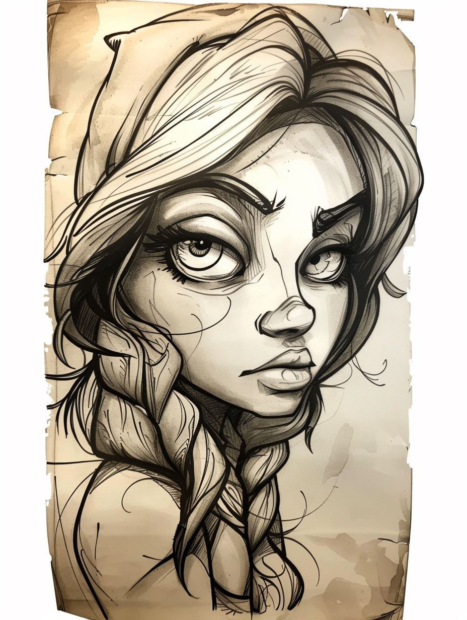 Stylized Modern Digital Portrait - Image 4
