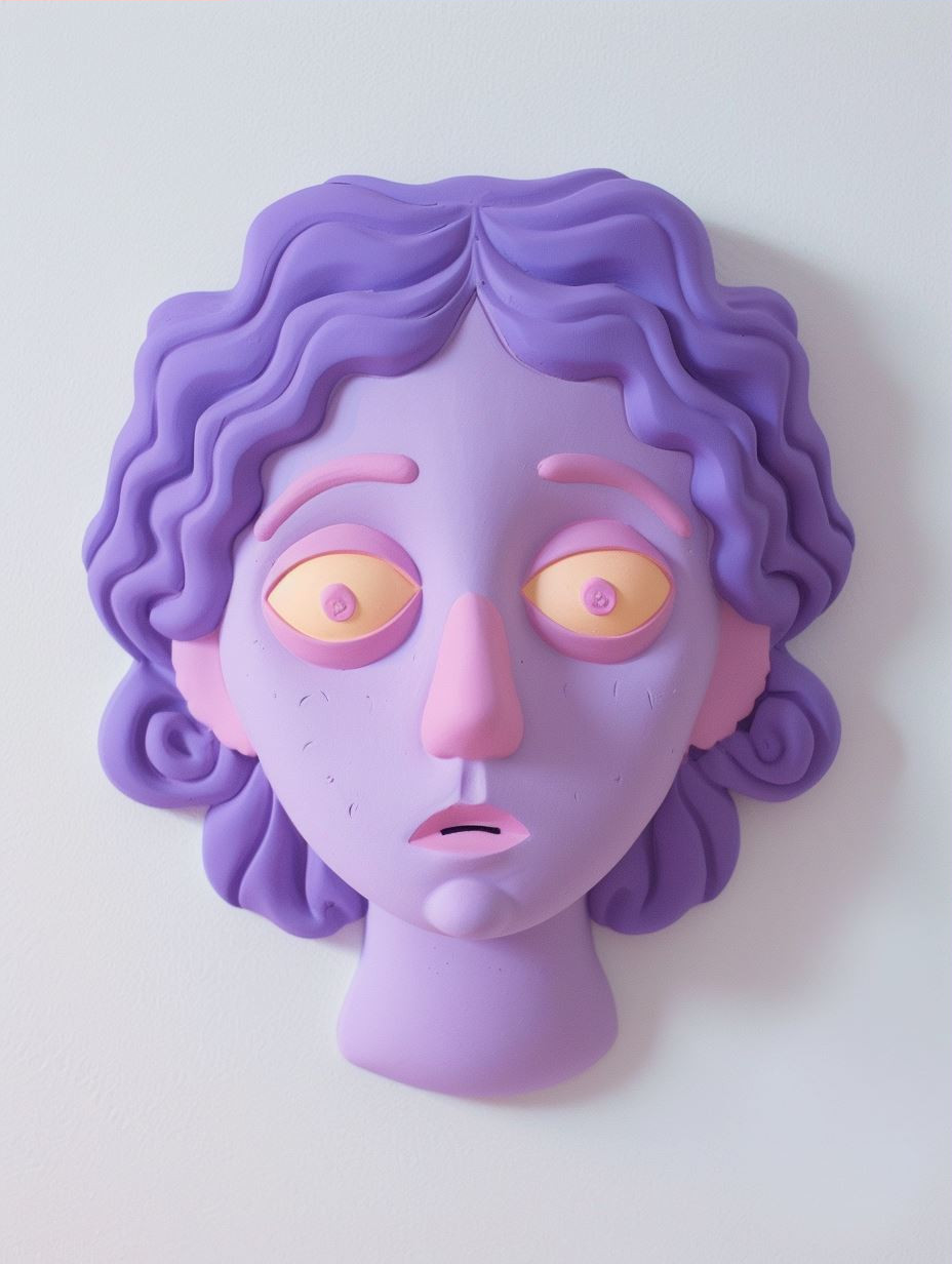 Ethereal Purple Dreamscape Portraits - Image 3