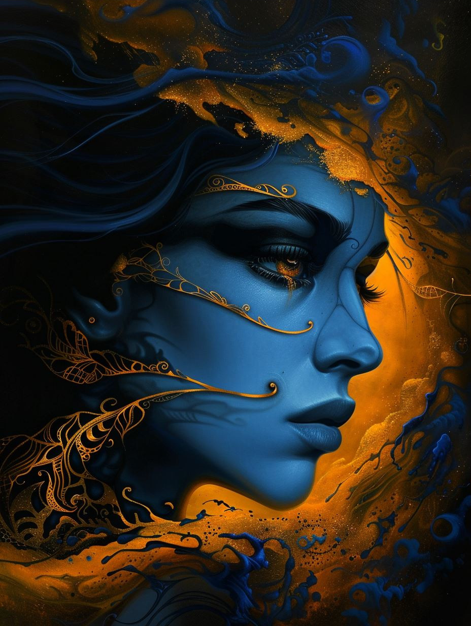Celestial Glow of Golden Ether - Image 3