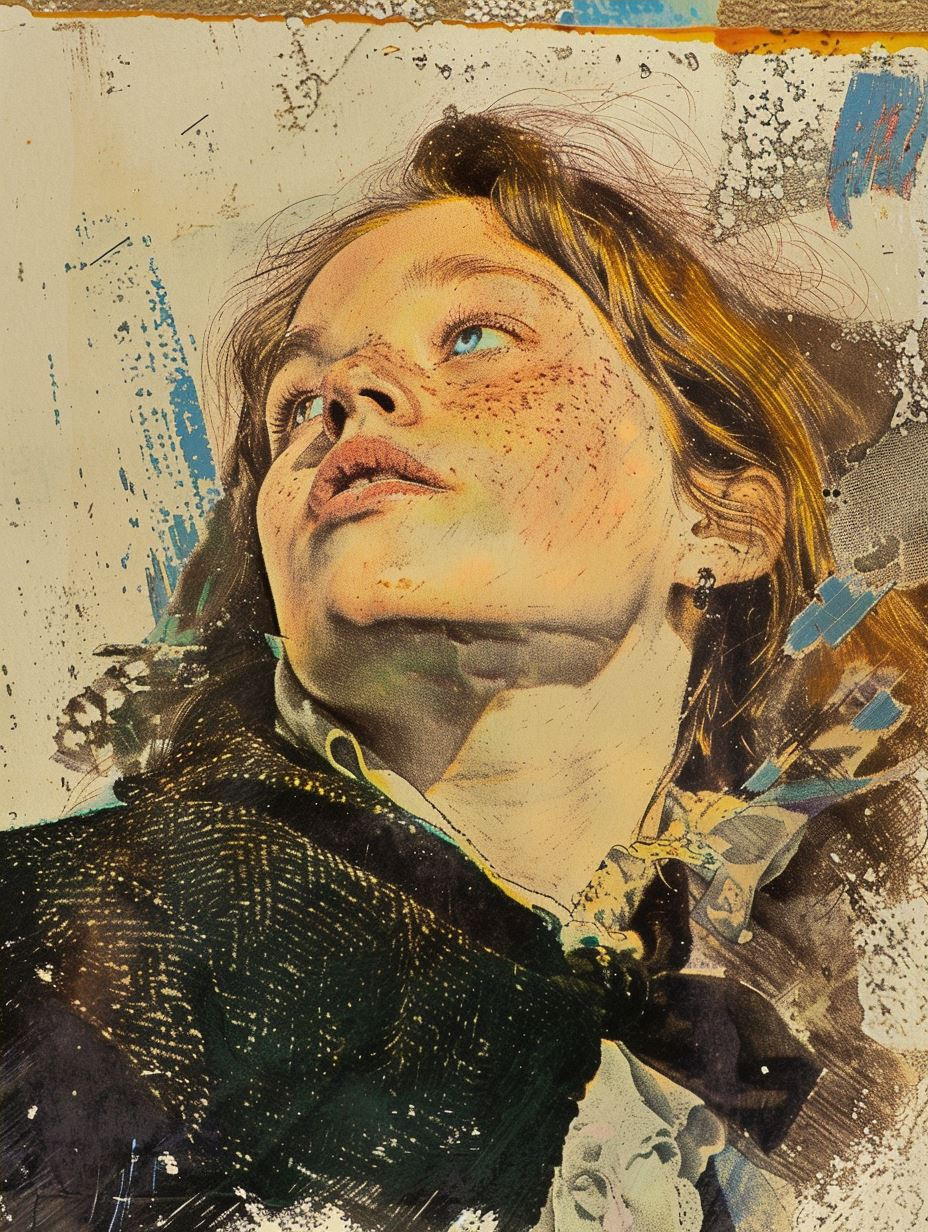 Textured Portraits of Ethereal Gazes - Image 4