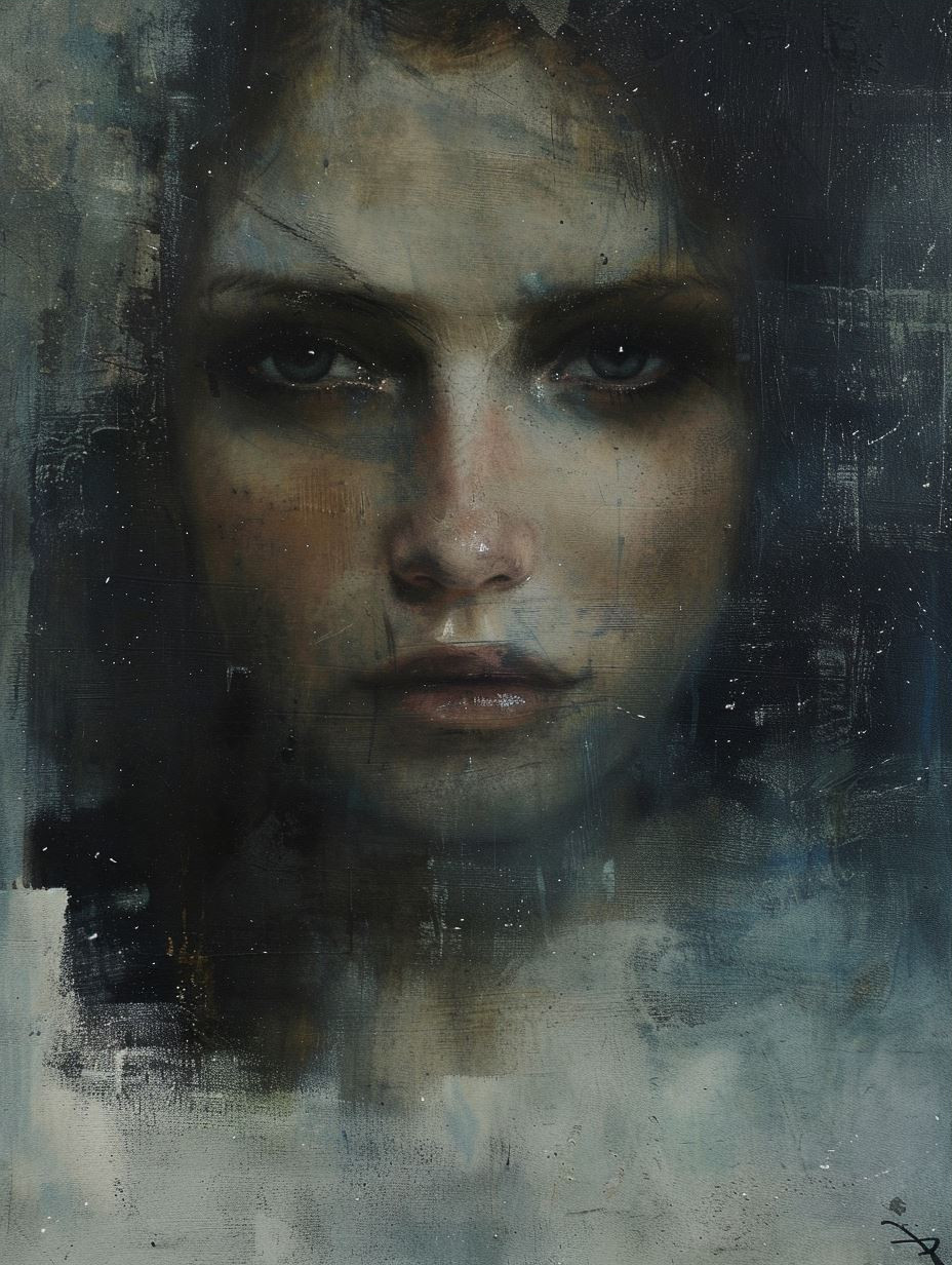 Melancholic Echoes in Blue - Image 3