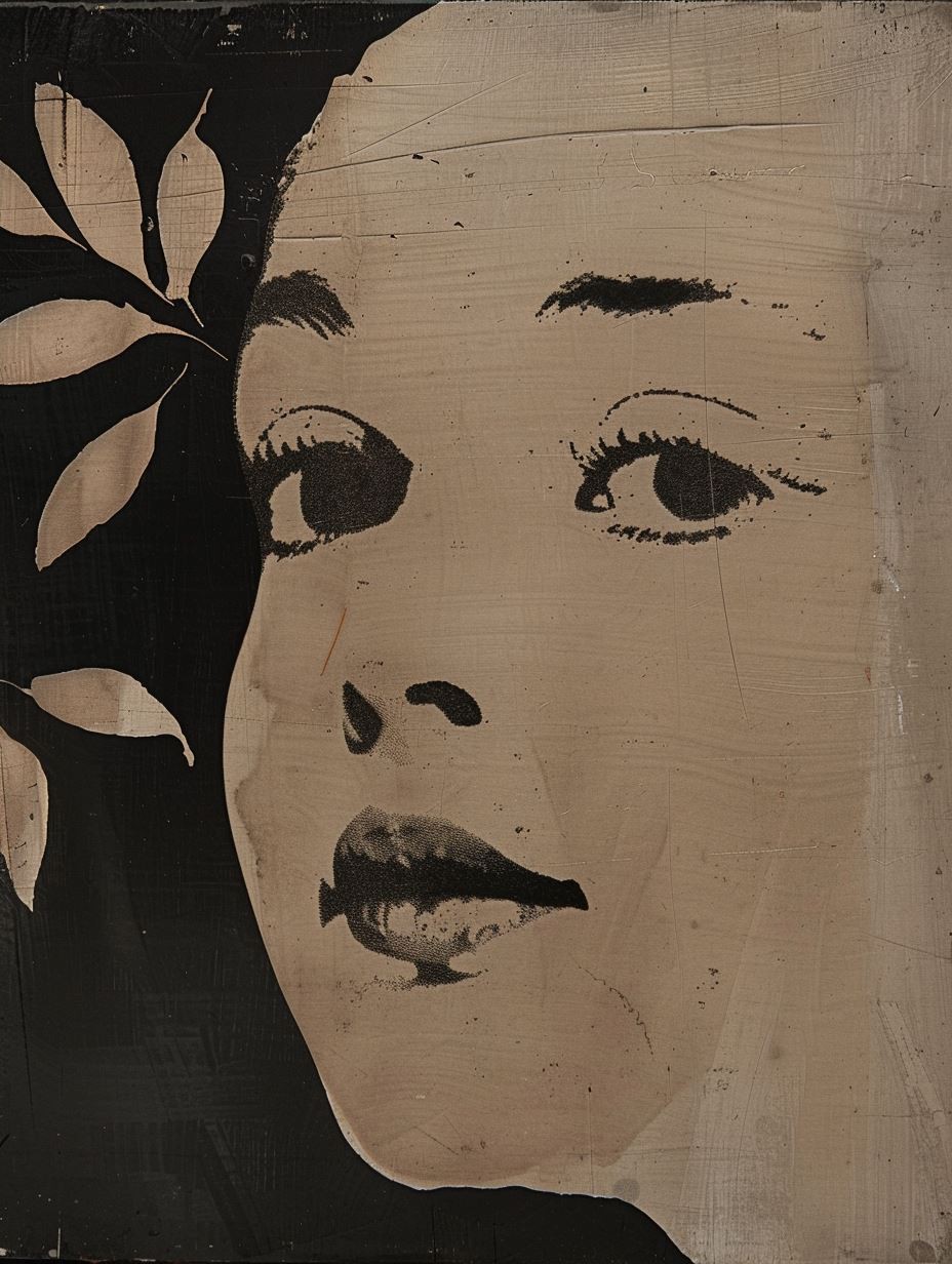 Minimalist Noir Silhouette Portrait - Image 2