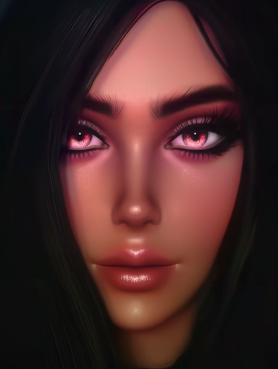 Neon Dreams: AI Digital Portraits - Image 3