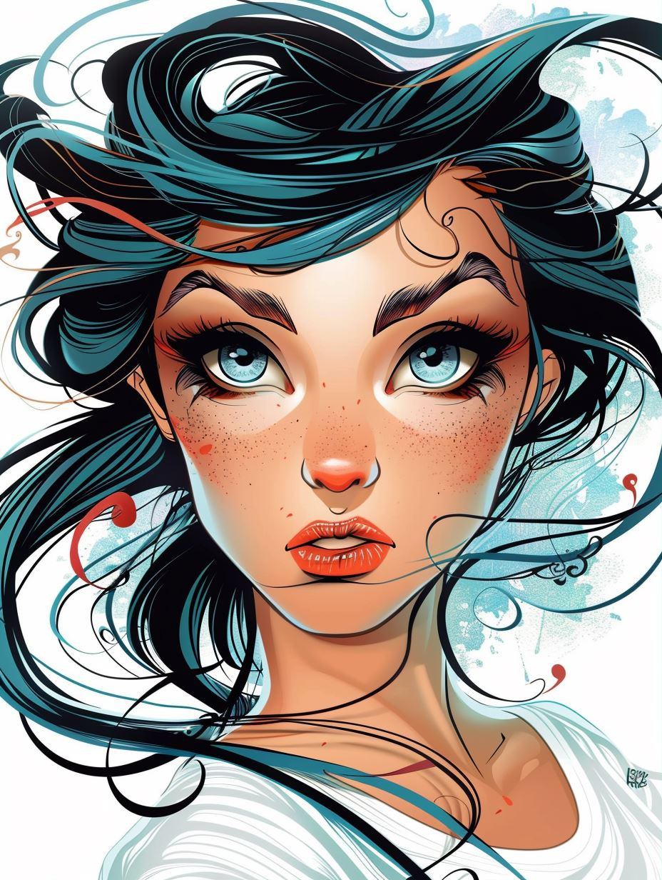 Whimsical Azure Visions - Image 1