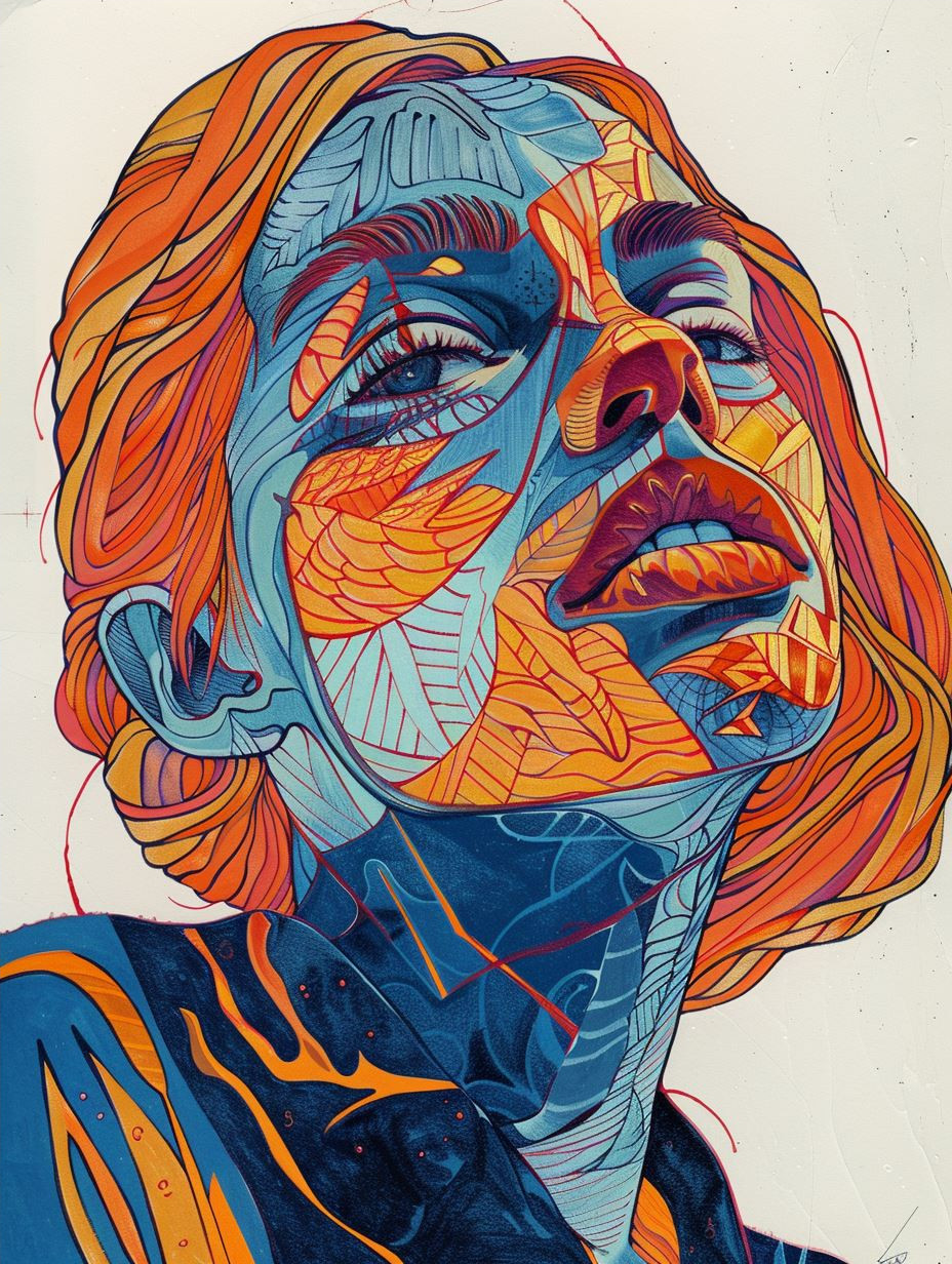 Prismatic Topographic Portrait - Image 4
